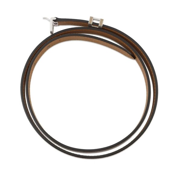 HERMES Pop Ash Belt Size 80 Epsom mauve pail - Picture 3 of 10